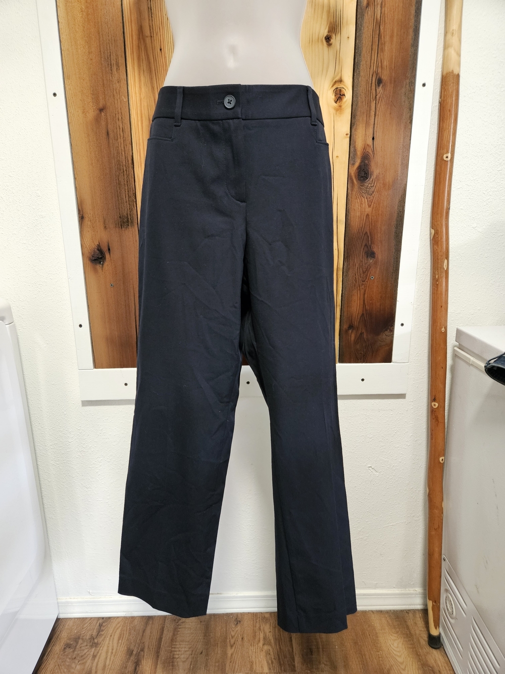 Talbots Curvy Pants in Navy Blue